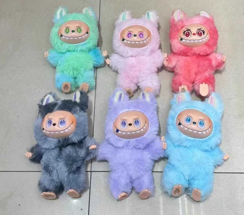 Labubu Monster V3 Series Blind Teddy Vinyl Toys Animated Characters Mysterious Surprise Box Keychain Children Free shipping