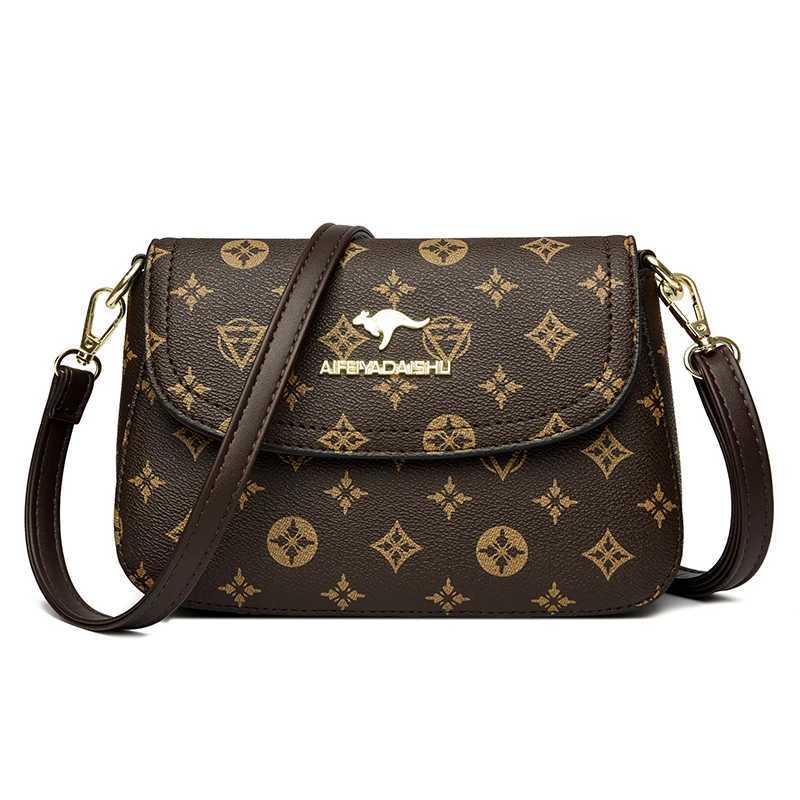 Retro Fashion Print HIgh Quality Handbag Purse Women Casual Crossbody Bags for Women Shoulder Bags Luxury Ladies Tote 2024W251119