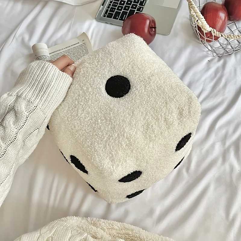 1pcs Dice-Shaped Decorative Throw PP Cotton Filled Cushion Cover for Sofa Bed Living Room Geometric Home Decor M251119