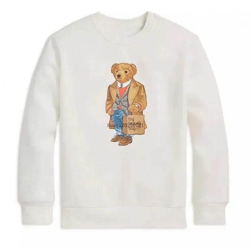 polo bearsweatshirt men quarter zip Cotton Top designer knit sweaters mens pullover Embroidery half zipper luxury casual small horser jumper autumn wool men S-2XL