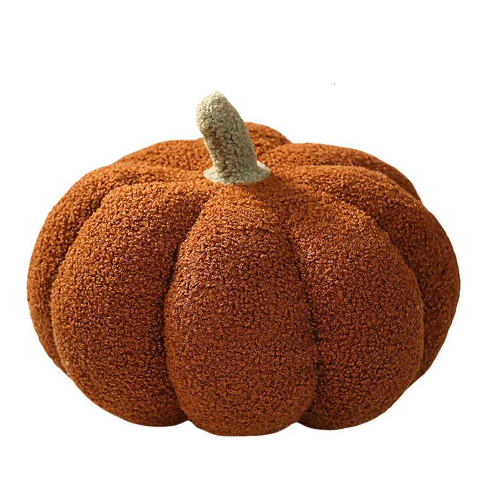 20/28CM Halloween Simulated Pumpkin 3D Pumpkin Shaped Stuffed Throw Holidays Props Decorative Throw M251119