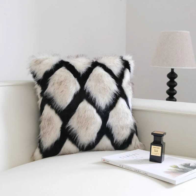 30x50/45x45/50X50CM Plaid Throw Cover Living Room Sofa Light Luxury Cushion Cover Decor Home Decorative caseM251119