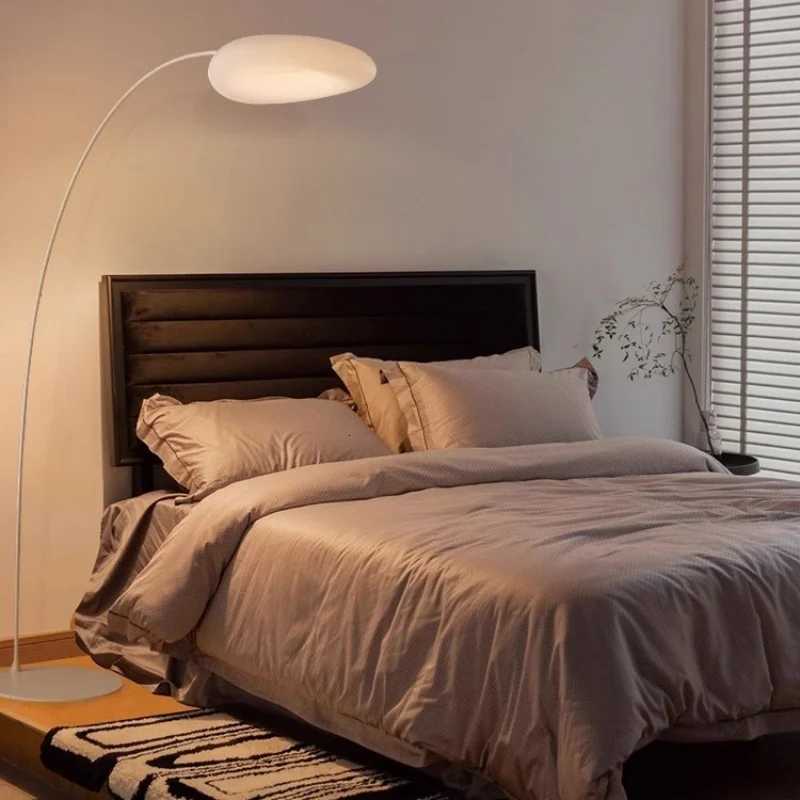 Floor Lamp Modern Minimalist Standing Light Living Room Fishing Lamp Artistic Mood Lamp Bedroom LED Lighting Fixture M251119