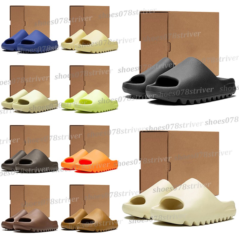 Designer Sandals Slippers Men Women Slides Black White Blue Mens Slipper Sandal Slide Green Orange Flax Red