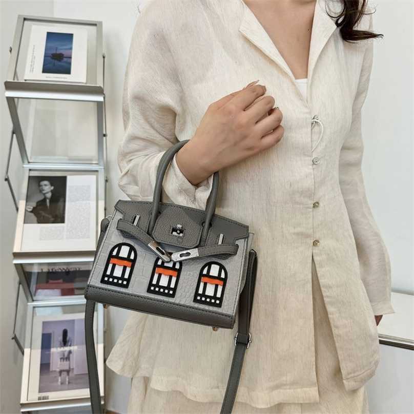 High quality designer bags Light Kelly handbag large capacity single shoulder feeling fashionable and versatile womens crossbody bag