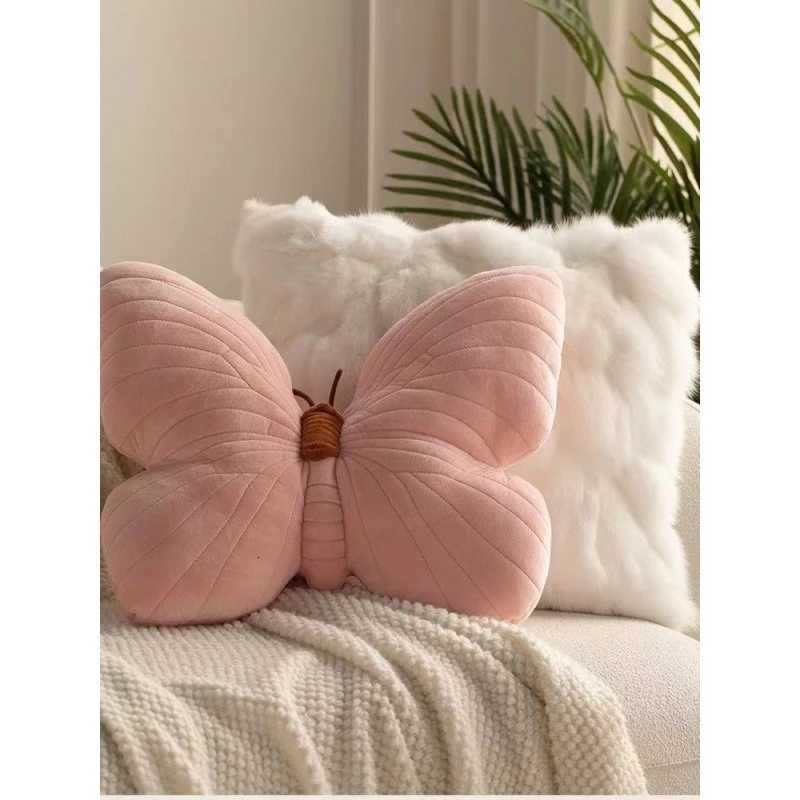 Butterfly Shaped Soft Butterfly Cushion Perfect Birthday Gift Home Decoration Cushionfor Home and Office UseM251119