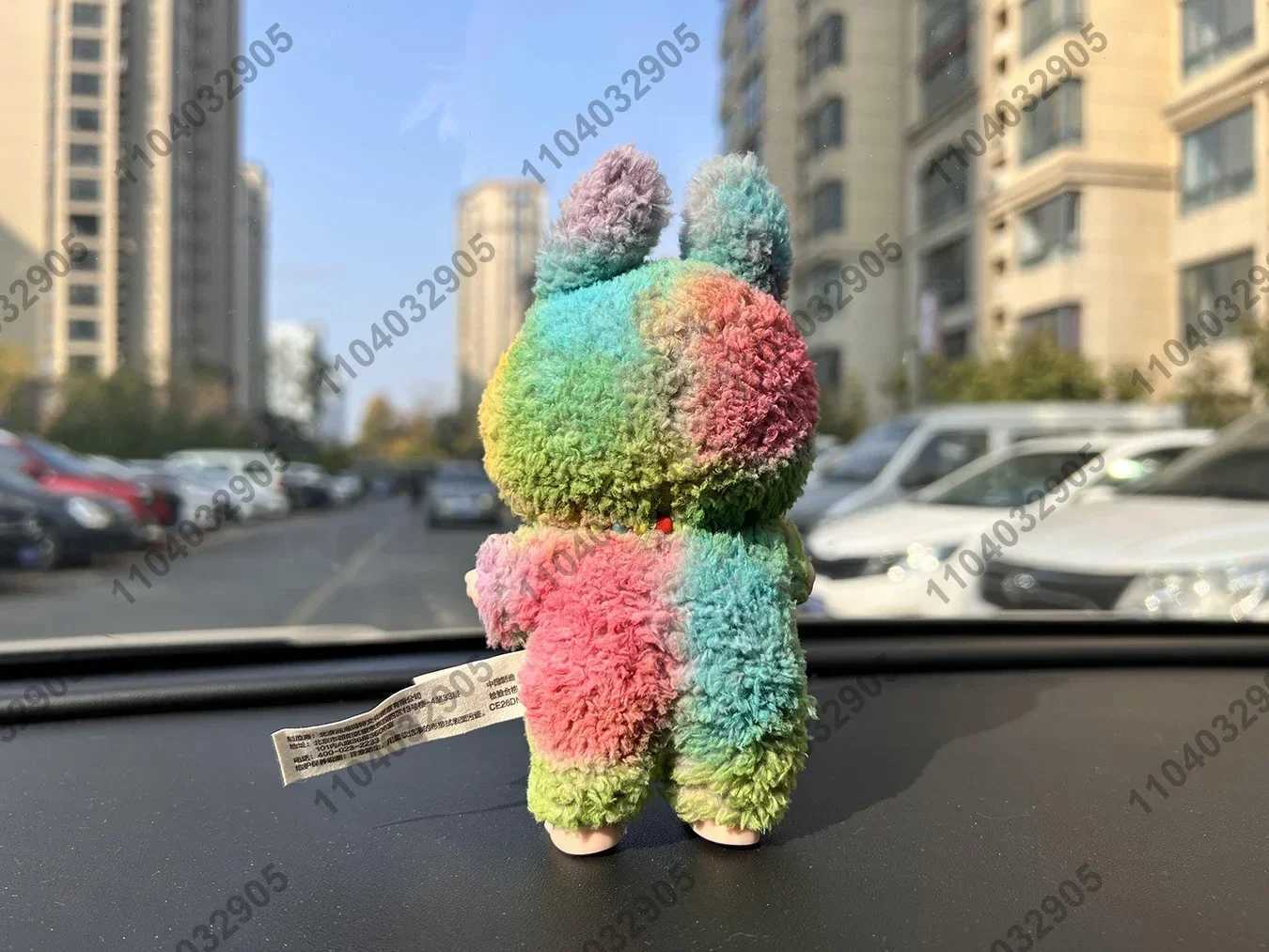 Labubu The Monsters Rainbow Original Exciting Macaroon Genuine Doll Transformed into Vinyl Plush Doll Action Character Bag Charm W250419
