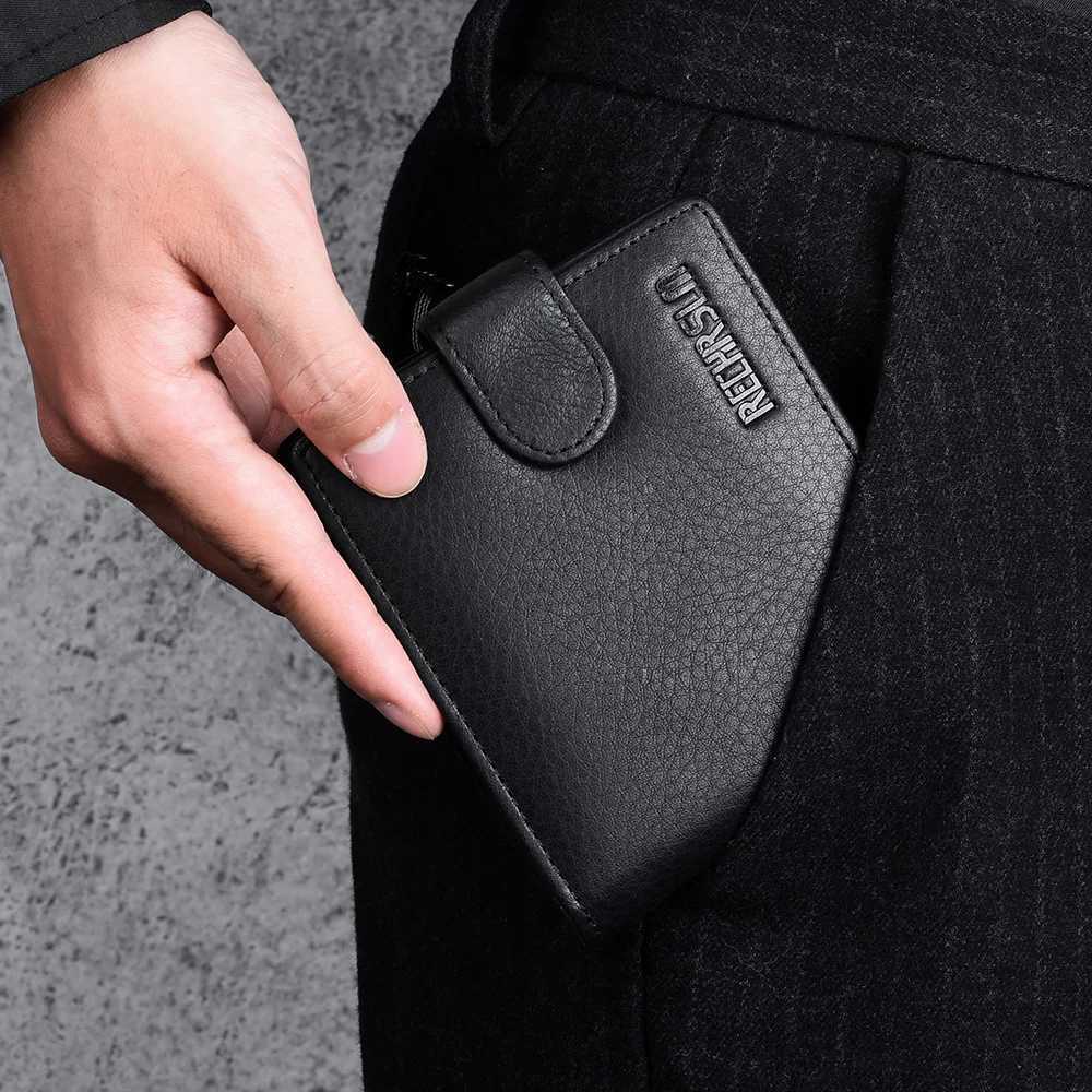 Genuine leather Mens Wallet Classic Style Short Multi-Card Wallet Coin Pocket Wallet High-End Minimalist wallet for MenT251119