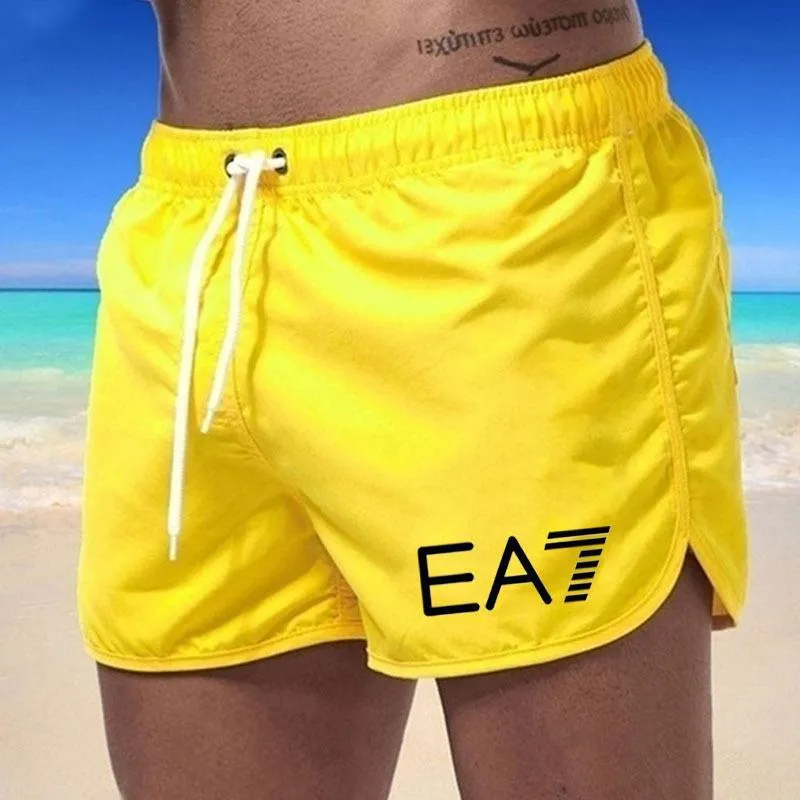 Mens Swimming Shorts Summer Colorful Swimwear Boy Swimming Pants Beach Shorts Mens Clothing