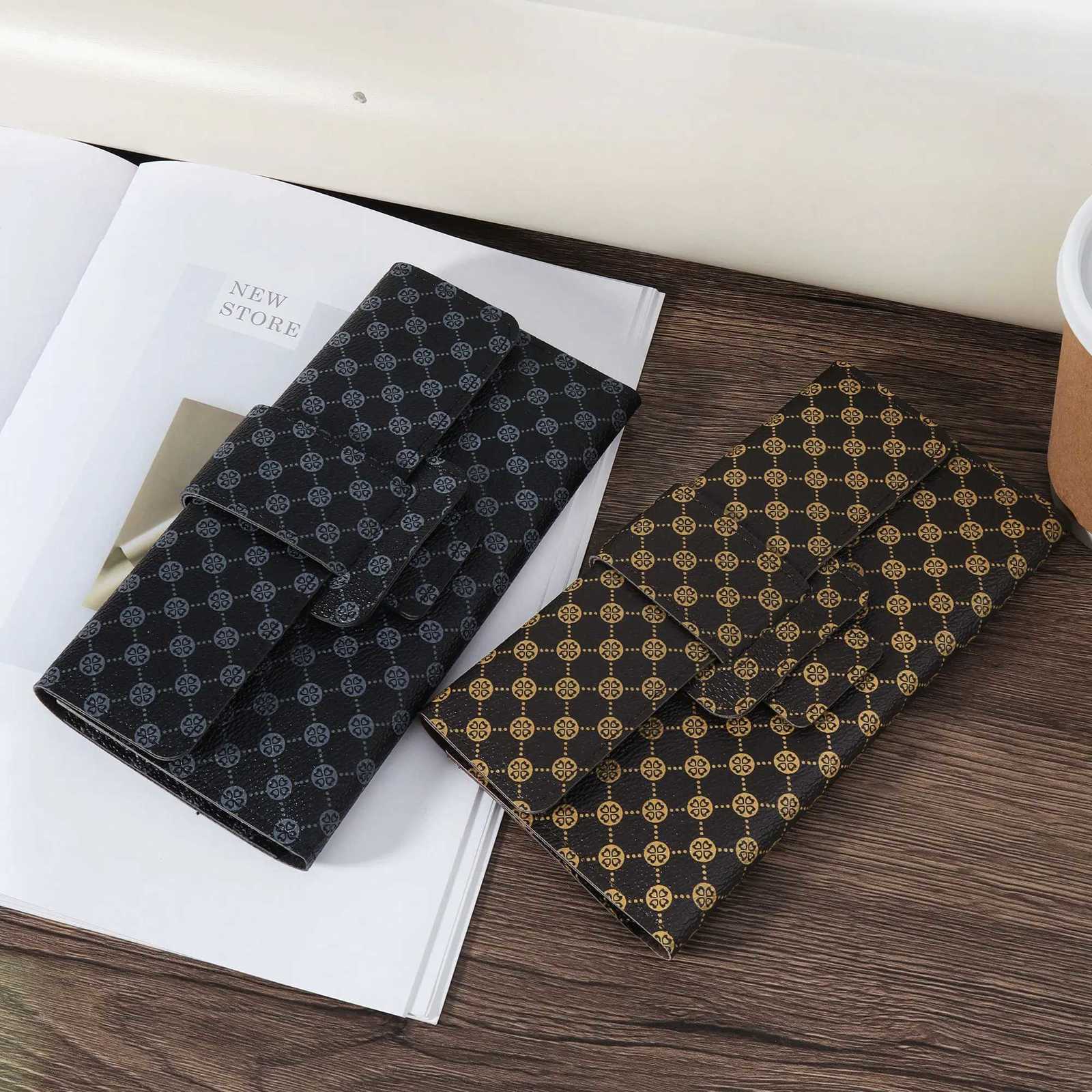 Long Wallet Clutch - Fashionable Coin Purse with Multi Card Slots Phone Compartment and Stylish Design for Women - Ideal for DT251119