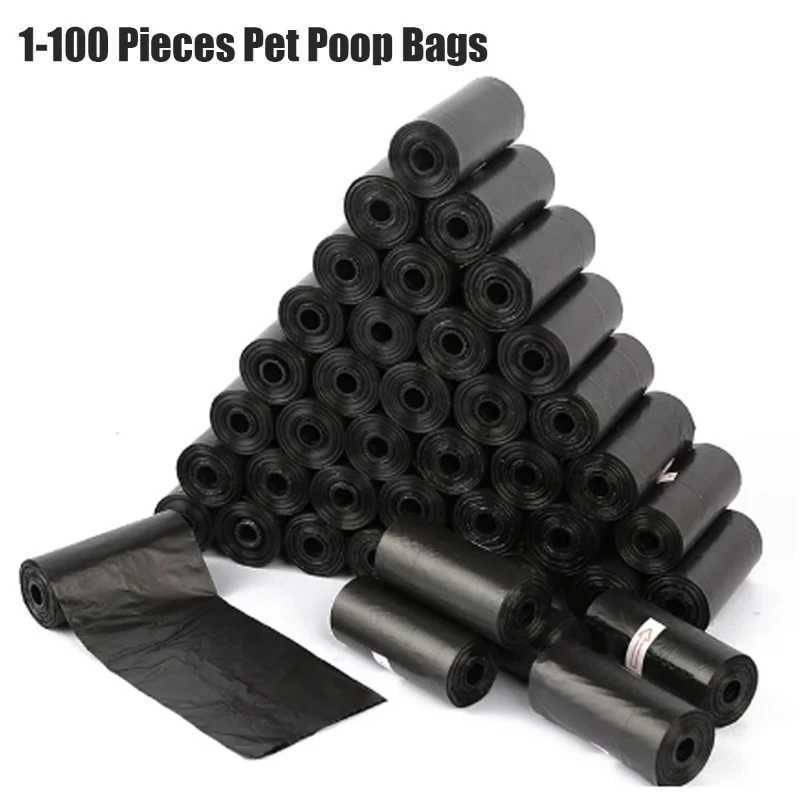 New Rolled Dog Poop Bag Biodegradable Thickened Pet Outdoor Cleaning Poop Bag with Breakpoint Dog Cat Poop Scoop Bag C2511194