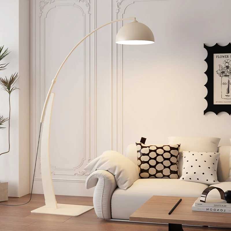 Living Room Floor Lamp Sofa Vintage Bedroom Study High-End Feel Light Luxury Fishing Lamp Home Decoration Standing LED Lighting M251119