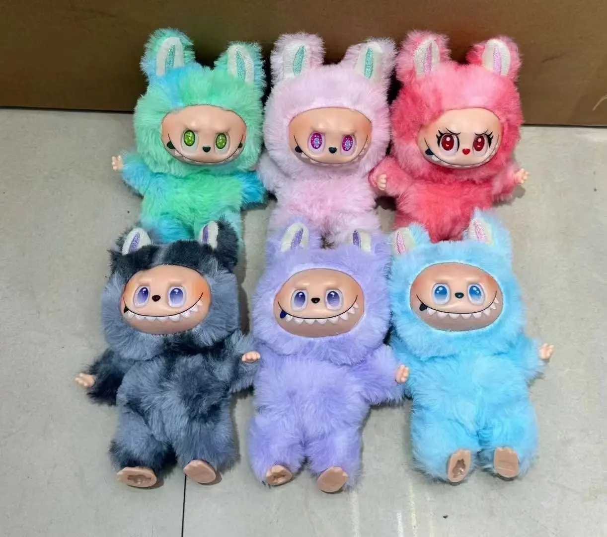 Labubu Monster V3 Series Blind Teddy Vinyl Toys Animated Characters Mysterious Surprise Box Keychain Children Free shipping