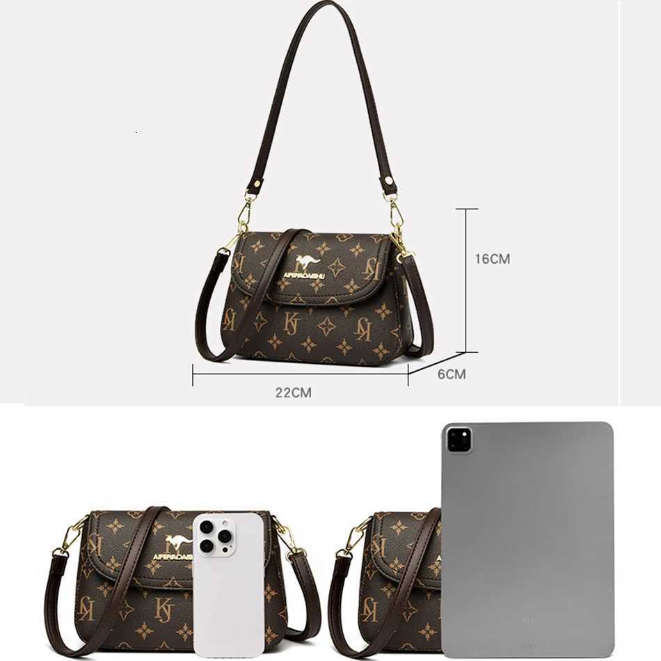 Retro Fashion Print HIgh Quality Handbag Purse Women Casual Crossbody Bags for Women Shoulder Bags Luxury Ladies Tote 2024W251119