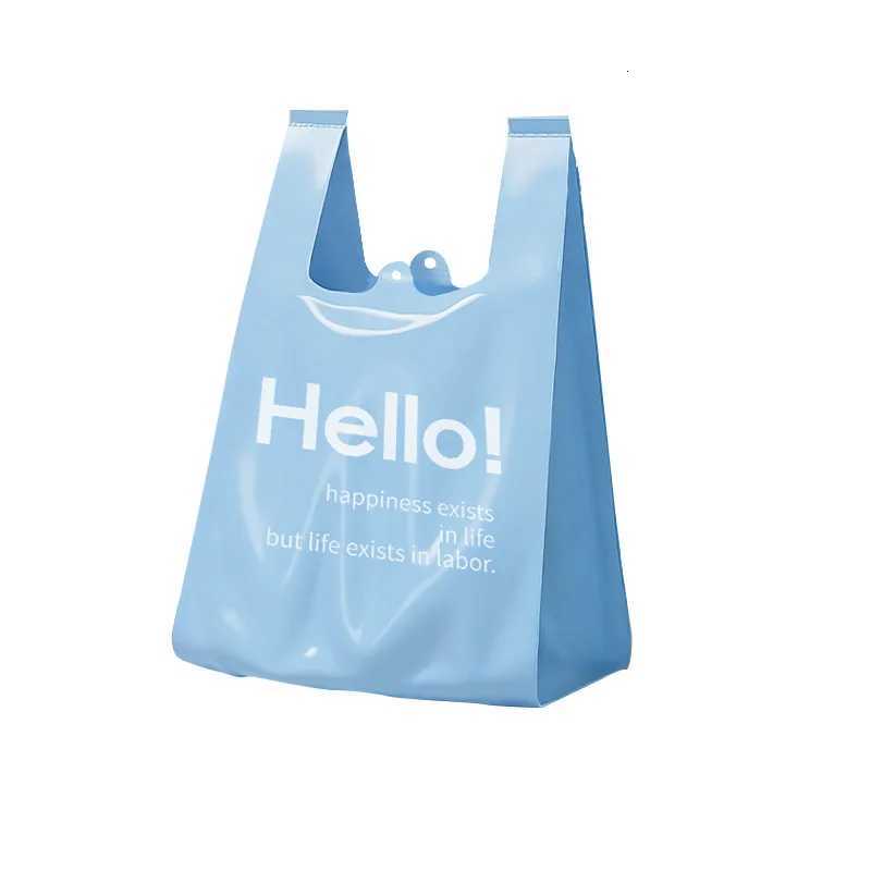 50pcs Disposable Trash Bags with Handles - for Hoom Outdoor Car - Multi-Purpose Home Cleaning Essentials Easy Carry Bag C251119