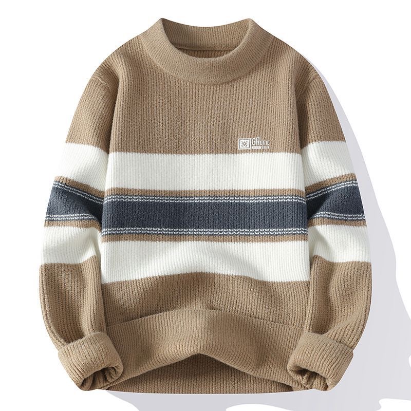 OLOEY designer sweater men Autumn Winter Men essential Sweater Vintage O Neck Mens Knitted Pullovers Loose Harajuku Mens Retro Knitting christmas Swea