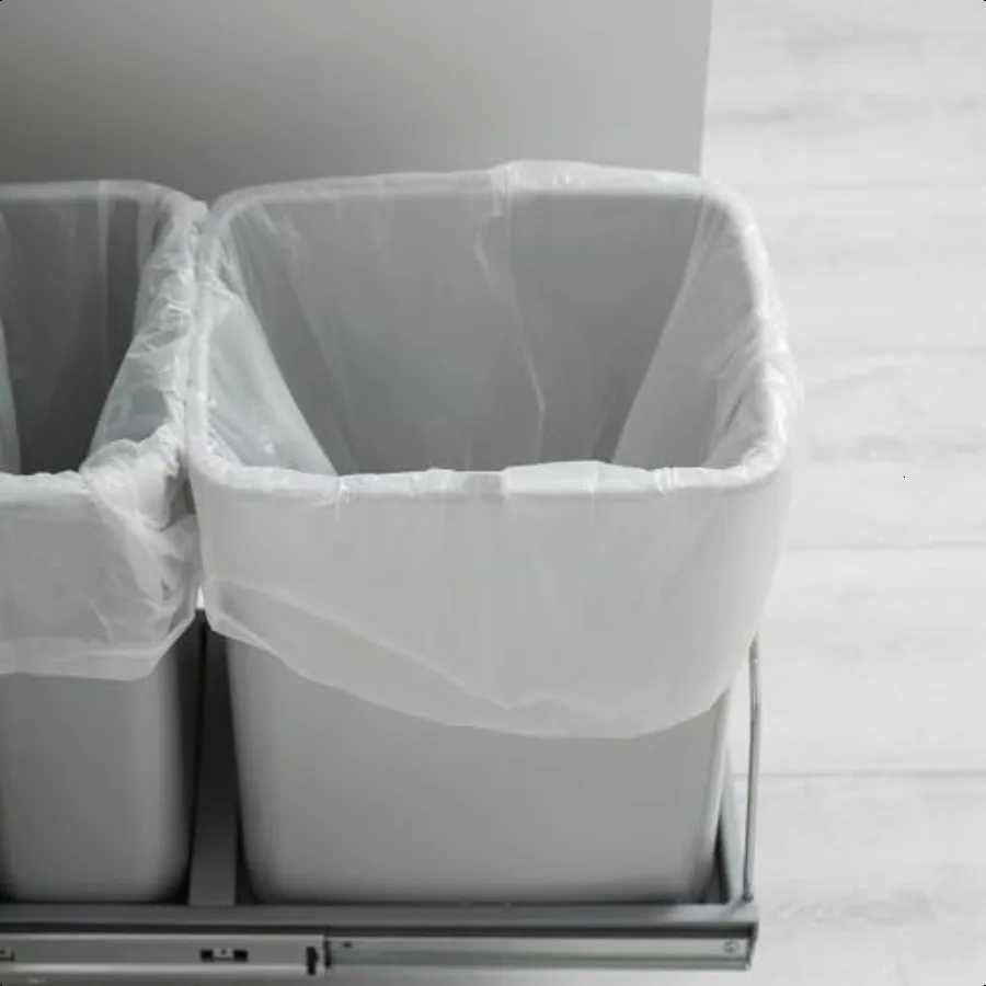 Small Trash Bags 4 Gallon 105 Count 4 Gallon Trash Bag Unscented Small Garbage Bags Bathroom Trash Bags White 4 Gal Small Trash C251119