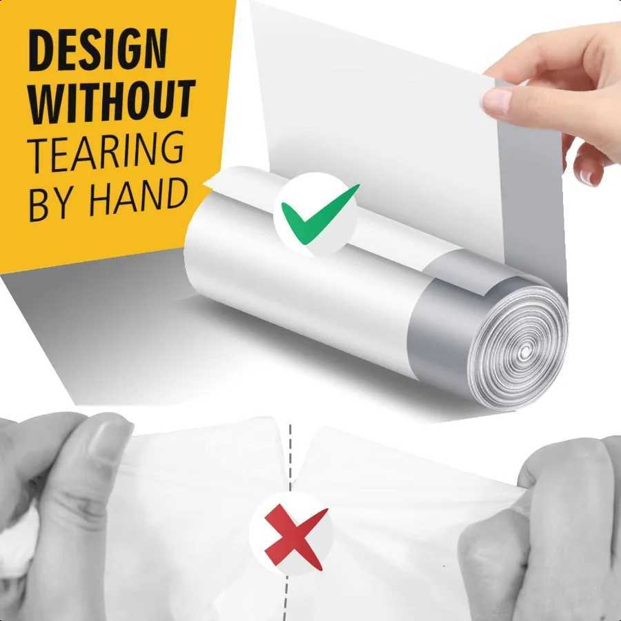 4 Gallon Trash Bags Drawstring White Small Garbage Bags for Bathroom Unscented 15 Liter Plastic Wastebasket Liners 62 Count C251119