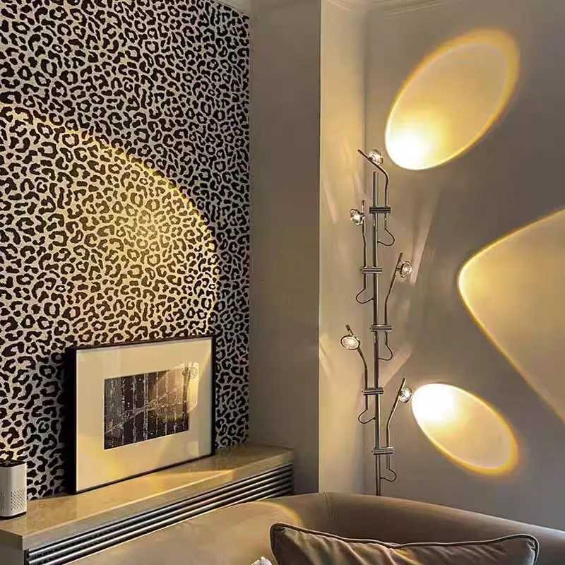 Wa T Table Lamp Contemporary sunset lamp Italy Design chrome lamp Living Room bedroom mood Projection night light M251119
