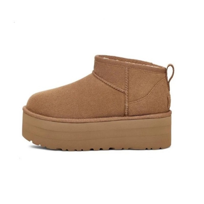 Size 35-43 Tasman Slippers Winter Boots Chesut Fur Slides Sheepskin Shearg Mules Women Men Ultra Mini Platform Boot Slip-on Shoes Suede Comfort Fall Booist G018