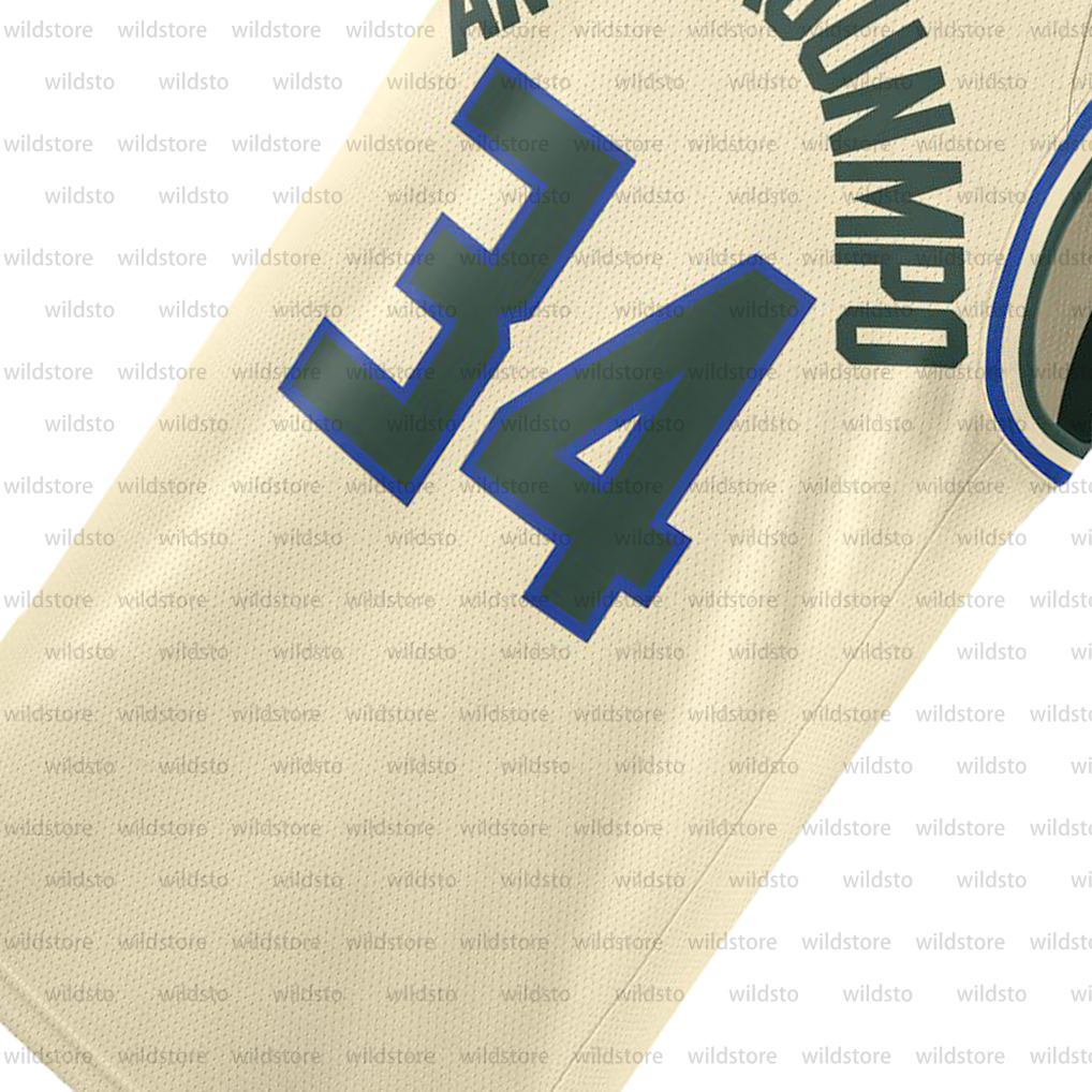 34 Antetokounmpo Portis Anthony Coffey Green Harris Jackson Jr. Kuzma 2025/26 City Edition Basketball Jerseys