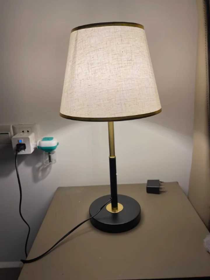 American Living Room Floor Lamp Light Luxury Sofa Edge Lamp Simple Bedroom Bedside Lamp Remote Control Vertical LED Desk Light M251119