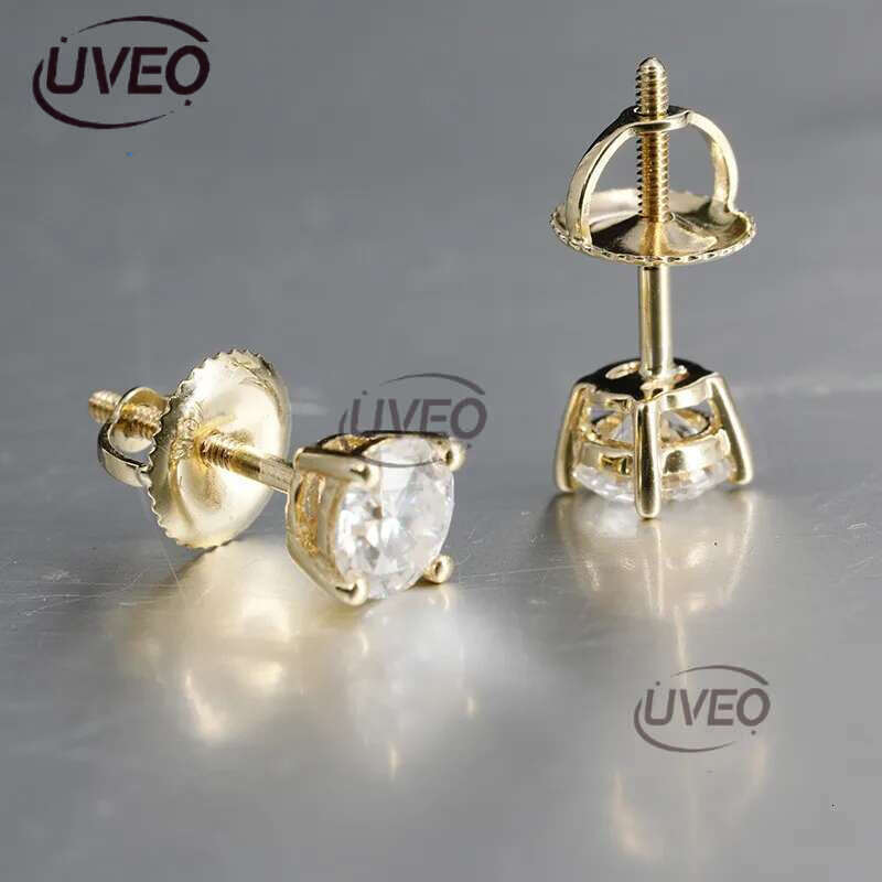 pass dia tester vvs moissanite designer for women sterg sier stud earrings gold plated mens screw back earring jewelry valentines day gift