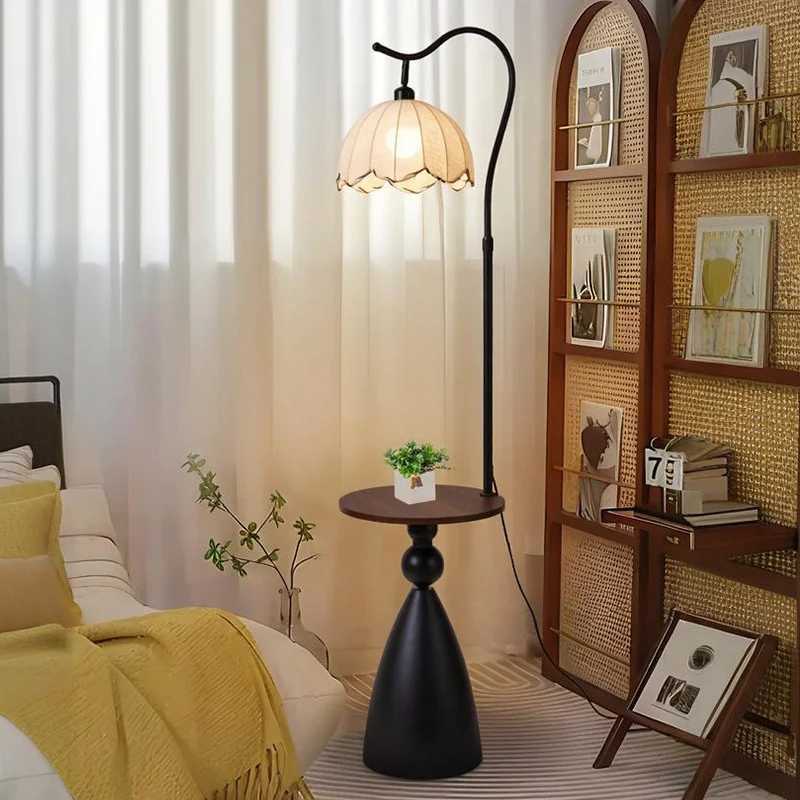 Modern Design Table floor Light Nordic Retro Lantern desk Floor Lamp living room sofa bedside coffee table Standing lighting E27 M251119