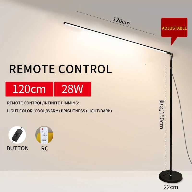 Living Room Adjustable LED Floor Lamp Standing Reading Lamp Childrens Study Lamp Dimmable Bedroom and Office Decoration M251119