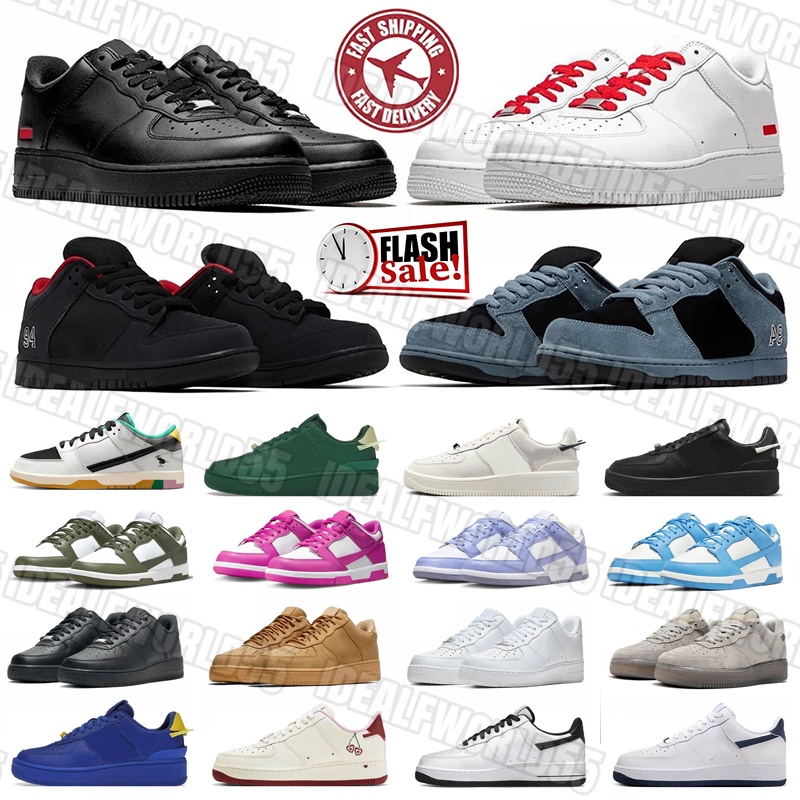 94 Designer trainers one running shoes 1 mens womens Leather rubber triple white black panda Classic Leisure outdoor sports sneakers Walking shoes