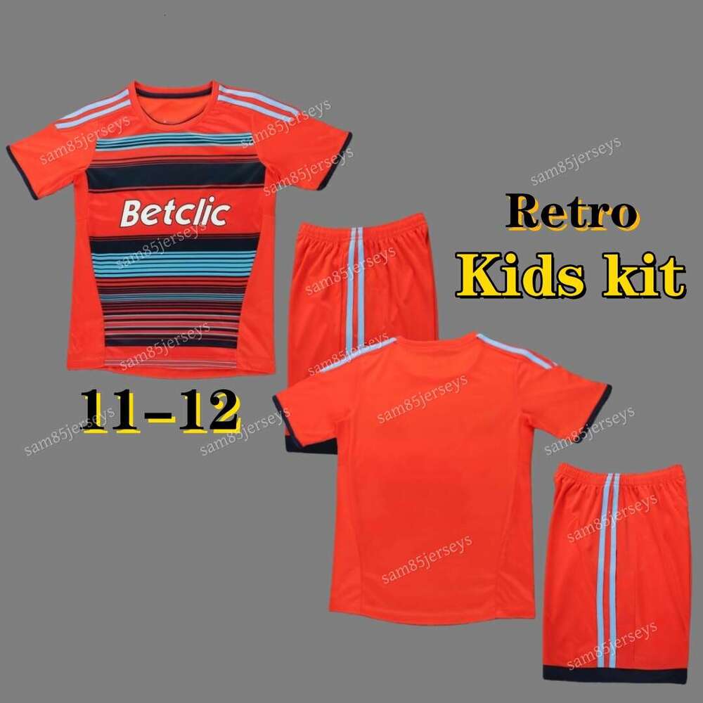 Kids kit 2011 2012 Marse jerseys Maasai retro soccer jerseys REMY 11 maillot foot 02 03 11 12 Children away classic football Shirt boys red shirts