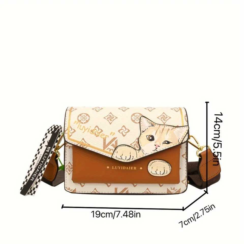 Fashion Crossbody Bag Trendy Flap Shoulder Bag Womens Handbag Phone PurseW251119