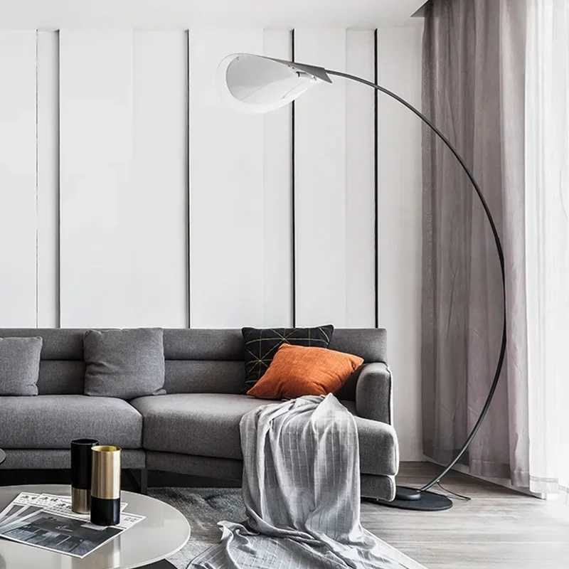 2025 Fishing Floor Lamp Living Room Bedroom Restaurant Nordic Art Sofa Side Coffee Table Simple Modern Corner Light M251119