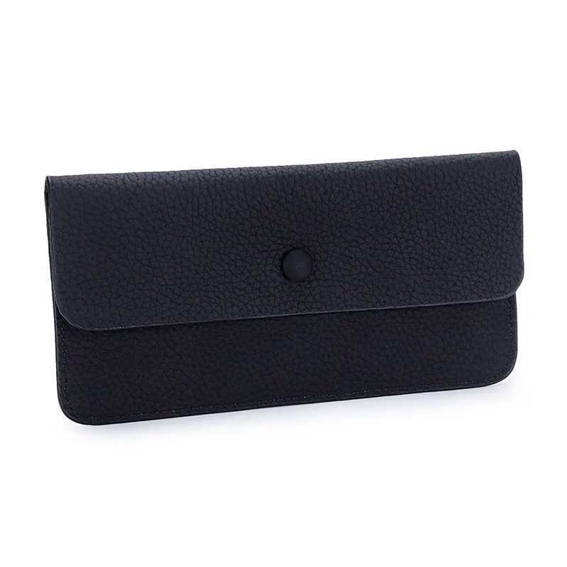 Ultra Thin long Wallet for Women genuine leather phone bag Credit Card holder Zipper coin purse minimalist money Clutch walletW251119