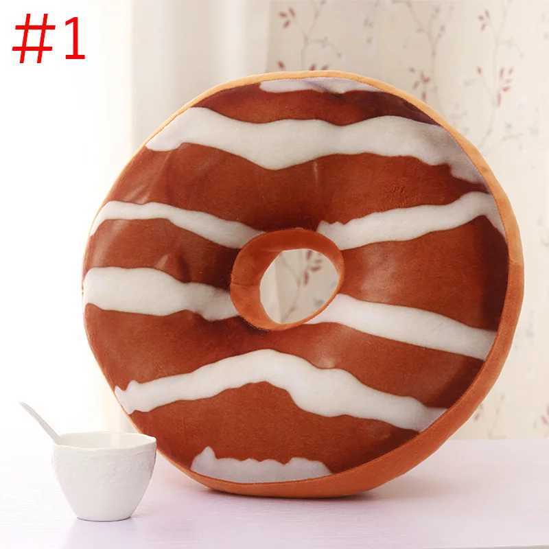 3D Cute Donuts Chocolate Donuts Plush Macaron Food Cushion Bottom Cushion Nap Decorative cushion Home textileM251119
