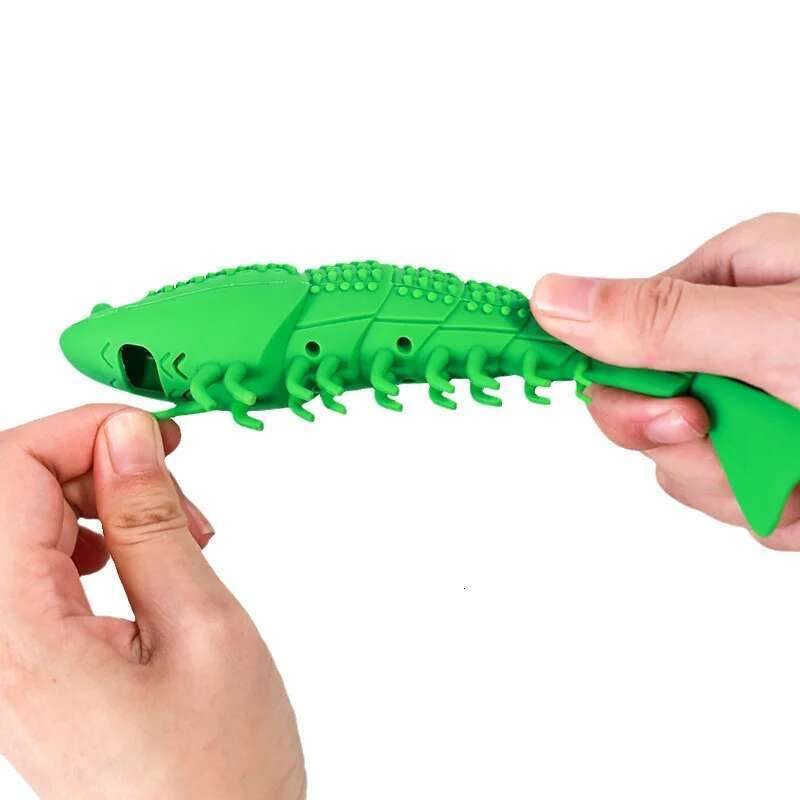 Toy-Durable Hard Rubber - Dental Care, Toothbrush Chew Cat Treat Toy Interactive Games