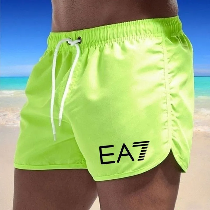 Mens Swimming Shorts Summer Colorful Swimwear Boy Swimming Pants Beach Shorts Mens Clothing