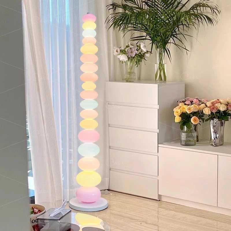 Modern LED Floor Lamp for Living Room Bedroom Dimmable Standing Lamp with Remote Control 3 Color Temperatures M251119