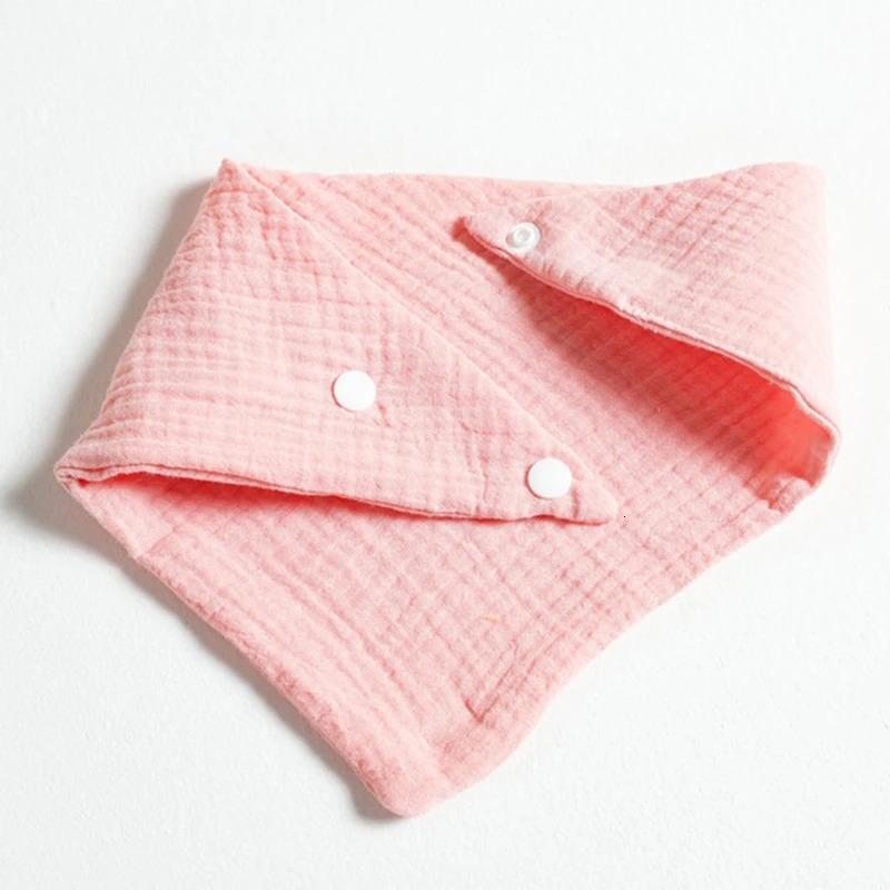 5 pieces of baby feeding Drool bibs Saliva towels for triangular scarves Bandana soft cotton adjustable snap button boys 250414z