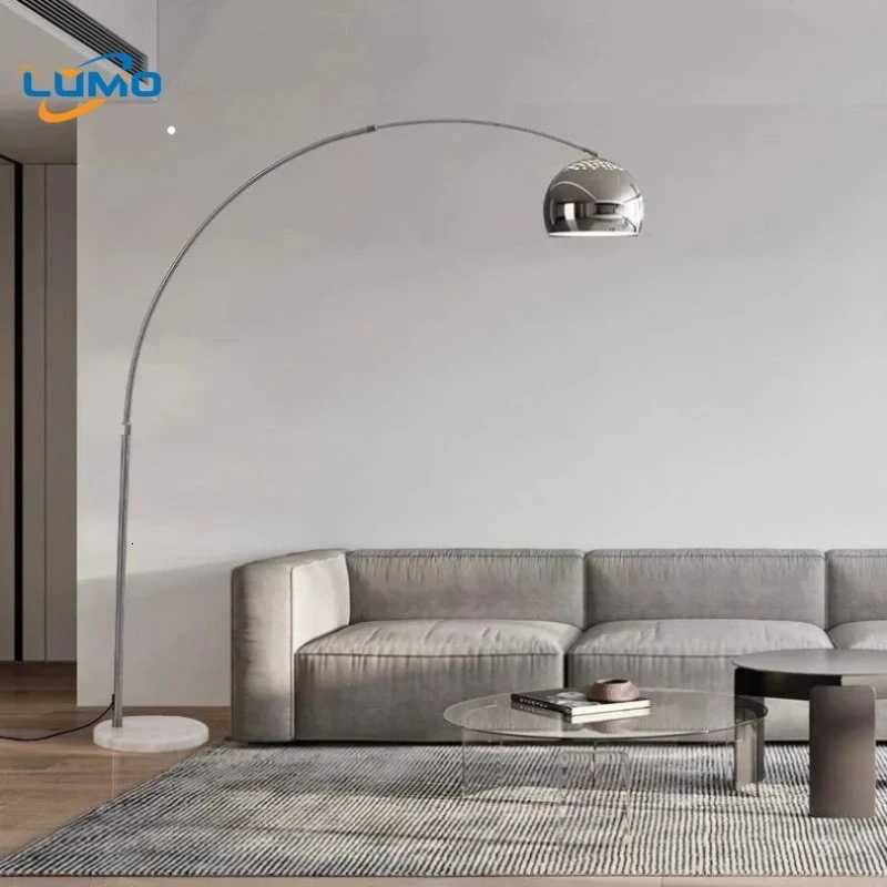 Italian Designer Marble Base Floor Lamp with Foot Switch LED E27 Minimalist Modern Standing Lamp Living Room Bedroom Restaurant M251119