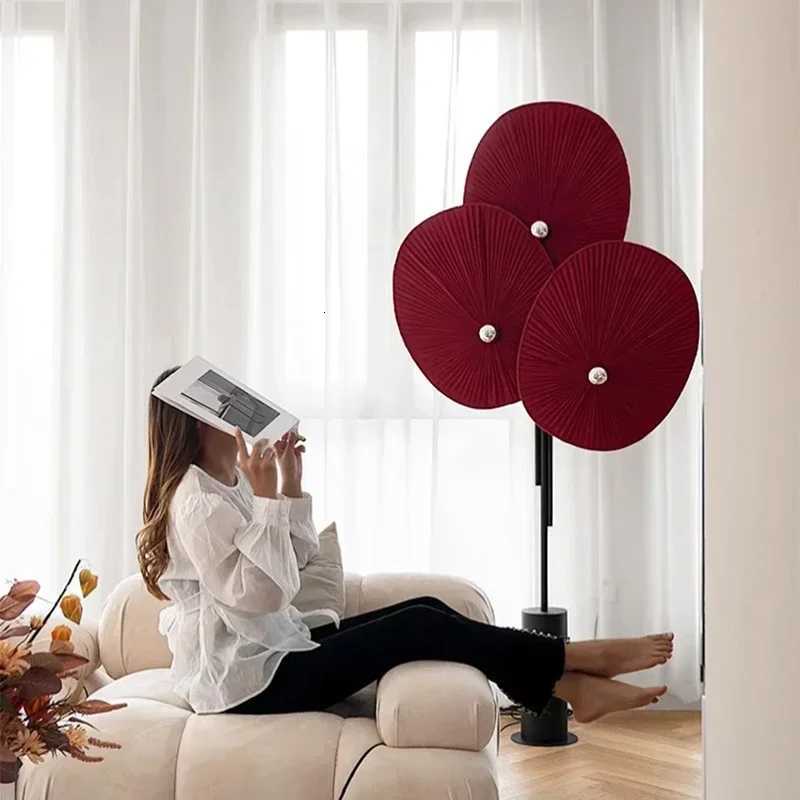 Nordic Minimalism Fan Shaped Sofaside Floor lamps Living Room Stand Light Bedroom Bedside Lamp Home Decoration Lustre Fixtures M251119