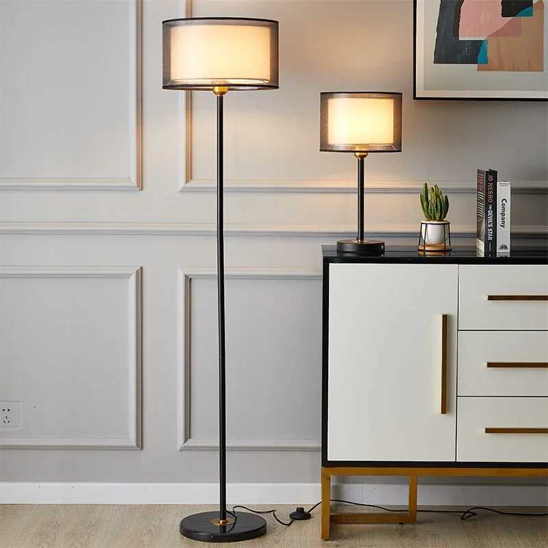 Nordic Led Floor Lamp Simple Modern Home Deco Bedroom Bedside Ligths for Living Room Sofa Remote Control Vertical Lamp M251119