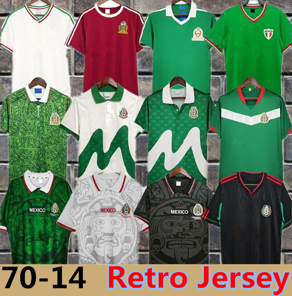 90 1995 Retro MEXICO BLANCO Long Sleeve Soccer Jersey 1986 1994 1998 2010 HERNANDEZ H.SANCHEZ football shirt LUIS GARCIA CAMPOS ancient maillot MARQUEZ 2006