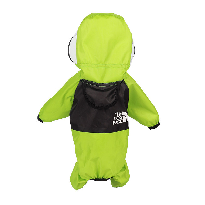 Dog Rain Coat Pet Clothes Waterproof Canine Raincoat With Clear PU Material Perfect For Every Season