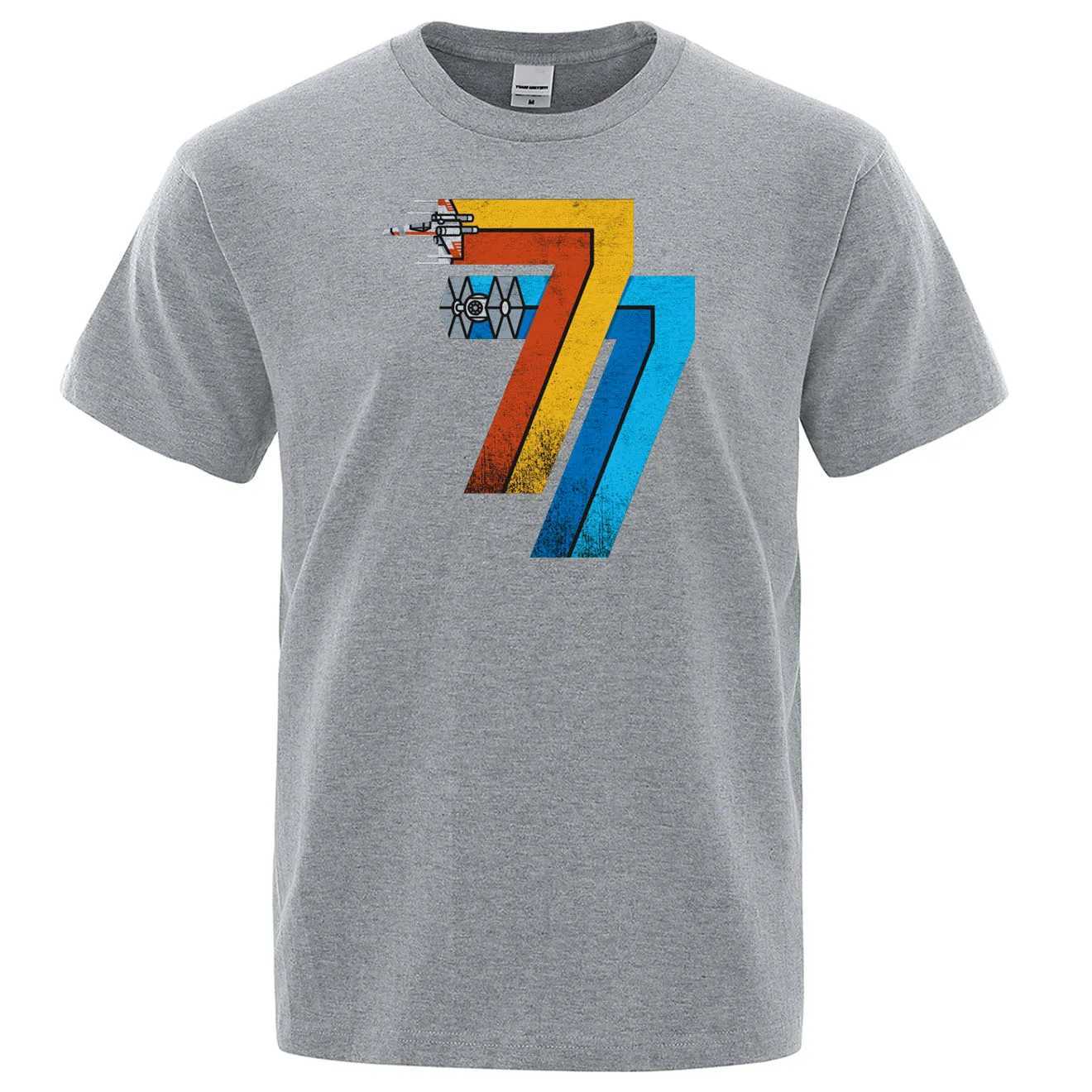 Mens T-shirt Harajuku Top Fashion Classic Unique Retro Brand T-shirt Retro May 25 1977 Street ClothingW250419