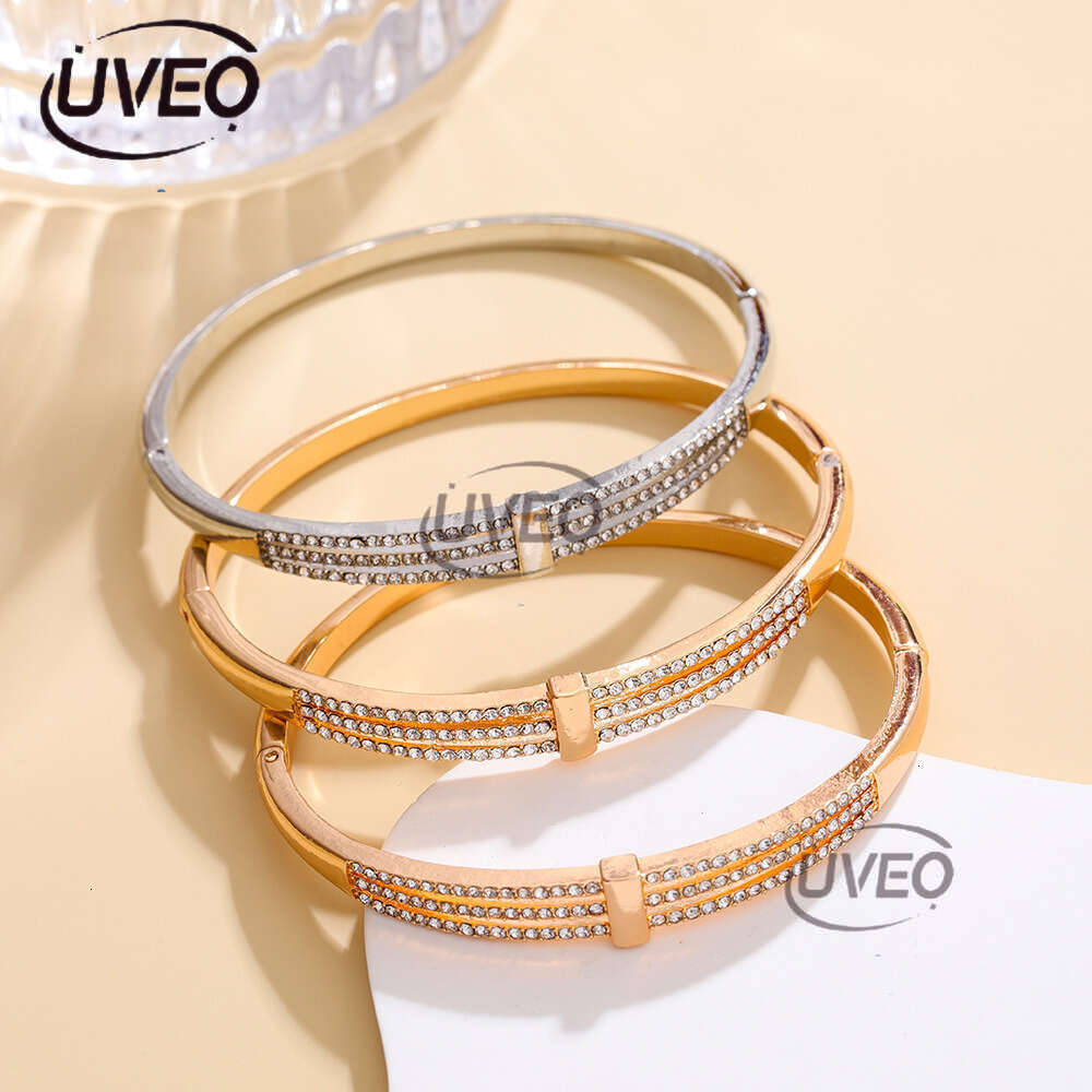 2025 Ice out VVS Moisanne women's bracelet with Roman numerals, studs and letters Free delivery
