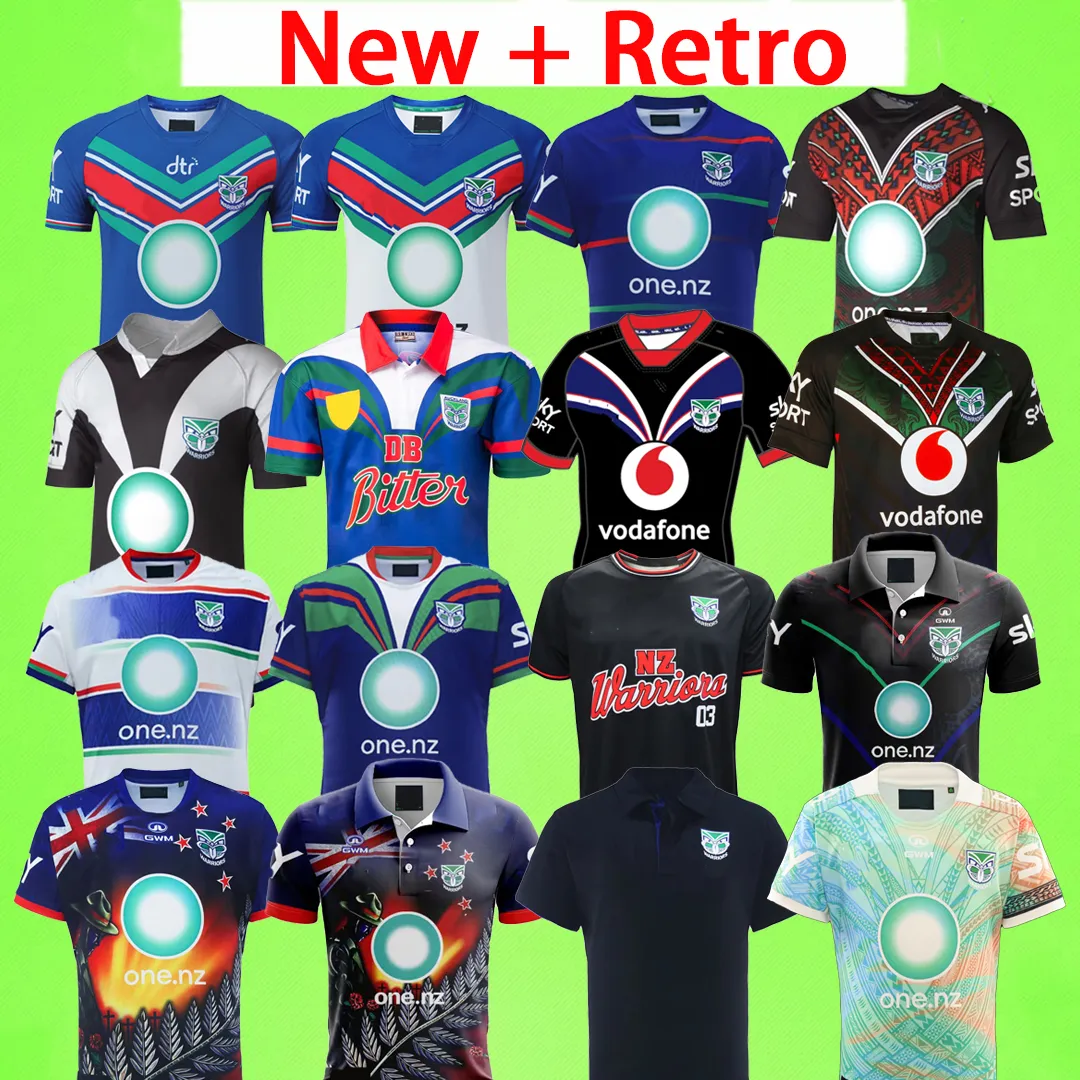 Warriors Team New Arrival Mens Rugby Jerseys 25 26 27 Summer New Training Jersey Football Oversized For Adult Kids 2025 2026 2027 women vest New Zealand
