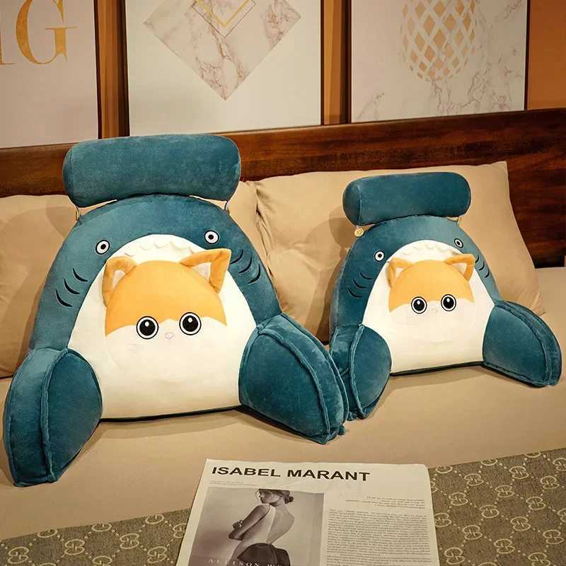 New Cute Cartoon Multifunctional Bedhead Cushion Tatami Mattress Soft Bag Cushion Sofa Cushion Huge Backrest CushionM251119