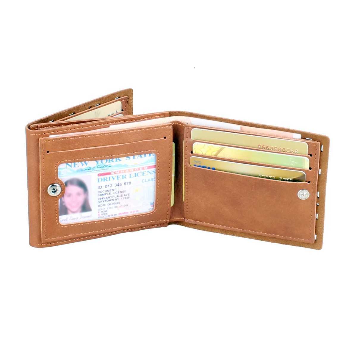 Novelty leather mens wallet designers personalized and fashionable carved womens large capacity card clip coin bagT251119
