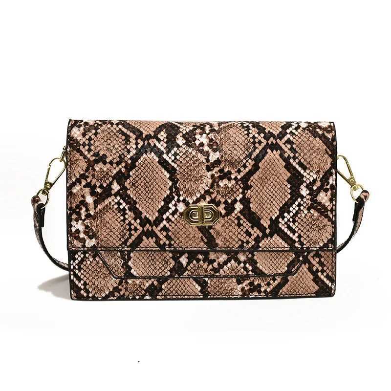 Retro Snake Skin Pattern Lock Buckle Single Shoulder Bag Casual Versatile Handbag Womens Fashion Crossbody Bag Hot Sale Of TheW251119